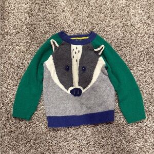 Baby Boden badger Sweater